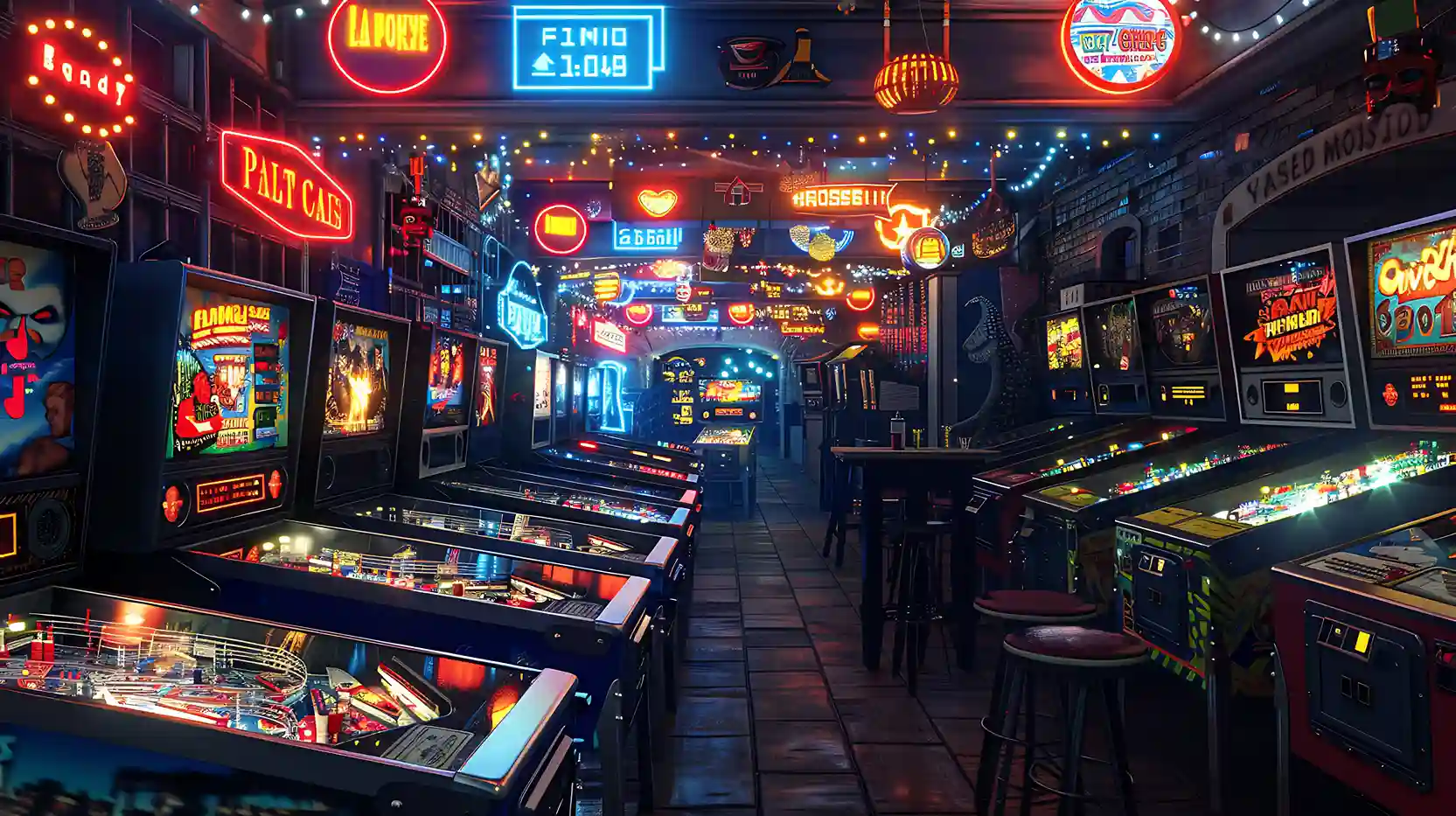 Shinjuku Cosmos Pachinko interior